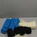 18 Pcs Bio Foam Set Compatible with Fluval 406/407 Aquarium Filters Compatible with Aquarium Filters Including Blue White Black Bio Foam for Replacement Filter Media Kit