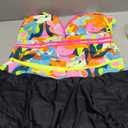 BMJL Womens Two Piece Tankini Bathing Suits with Skirt Tummy Control Swimsuits Modest Swimwear 2025 (XX-Large, Blue Floral70)