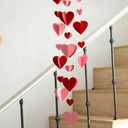 Valentine's Day Decor Love Wind Chimes Decorations Paper Heart Chandeller Ideas