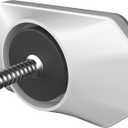 ICERO - Baby Gate Wall Protector - Protect Walls & Doorways from Pet & Dog Gates - for Child Pressure Mounted Stair Safety Gate- 4 Pack, White