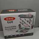 OXO Tot Expandable Drying Rack Space-Saving Drying Rack | Newborn and Baby Essentials | Breastfeeding Essentials | Dry Baby Bottles | Save Space in Kitchen