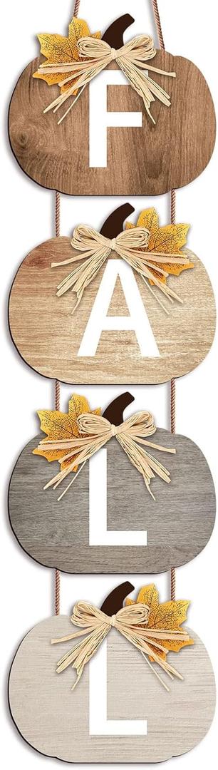 Vicenpal Fall Signs Thanksgiving Fall Porch Decor Rustic Wooden Autumn Welcome Hanging Decor for Farmhouse Autumn Harvest Outdoor Indoor(Classic Color) Vicenpal Fall Signs Thanksgiving Fall Porch Decor Rustic Wooden Autumn Welcome Hanging Decor for Farmhouse Autumn Harvest Outdoor Indoor(Classic Color)