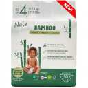 Naty Bamboo Viscose Baby Diapers Silky Soft, Plant Based, Dermatologically Tested for Sensitive Skin & Super Absorbent (Size 3, 50 Count)