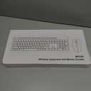 Wireless Keyboard and Mouse Combo, Full-Size Silent Ergonomic Keyboard and Optical Mouse, Long Battery Life, 2.4GHz Lag-Free Cordless Mice Keyboard for Computer, Mac, Laptop, PC, Windows (Black)