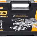 GEARWRENCH 121 Piece 1/4 & 3/8 Drive 72-Tooth SAE/Metric Mechanics Hand Tool Set | GW72SCBMTS
