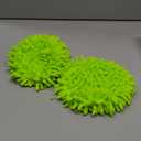 Mop Heads Replacement for Ocedar, Mop Replace Head for Ocedar EasyWring 1 Tank, Microfiber Spin Mop Refills, Include 4 Spin Mop Replacement Head Deep Cleaning Machine Washable with 2 Scrubber Mop Head