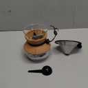 Bodum POUR OVER Coffee Maker with Permanent Coffee Filter, 8 Cups, 1.0 L, Stainless Steel