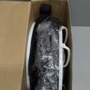 Yaomiao 2 Sets Round Pie Carrier 11 x 7 Inch with Dish Tray Plate Stacker Insulated Casserole Carrier with Lid and Handle Reusable Cooler Thermal Bags for Cold Food for Potluck Picnic (Gray)