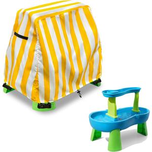 Kids Water Table Cover Fit Rain Showers Splash Pond Water Table,Waterproof Dust Proof Anti-UV Outdoor Toys Cover