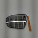 Driver side mirror replacement for Kia Optima 2011 2012 2013 2014 2015, Left Side Rear View Mirror Glass, Chrome, Power Heated with Backing Plate