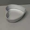 Gvhntk Heart Shaped Cake Pan 8 Inch Aluminum Cake Pans Heart Cake Tin Baking Cake Mold for Valentine's Weddings Birthday Party