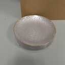 Havawish 72 Pcs Clear Plastic Plates and Diamond Unbreakable Stemless Cups Set Hammered Disposable Dinnerware 48 Pcs 2-Size Plates 24 Diamond Cups with Gold Rim for Christmas Wedding Party Supplies