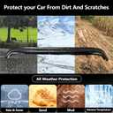 Hood Deflector Hood Protector Compatible with Jeep Wrangler JL 2025 2024 2023 2022 2021 2020 2019 2018 & 2020-2025 Gladiator JT Gloss Black Hood Protector Bug Deflector Stone Guard