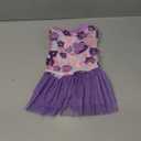 Dog Dress Harness Girl Yorkie Clothes for Small Dogs Dresses for Puppies Girls Small Tutu Dress Purple, Size M