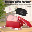 Uygafly Graduation Gifts for Teens Kids Daughter Sister Her - Birthday Gifts for 3 4 5 6 7 8 9 10 11 12 13 Year Old Girls,Fanny Pack Crossbody Bag Belt Bag Cute Trendy Stuff | Peach,Initial A