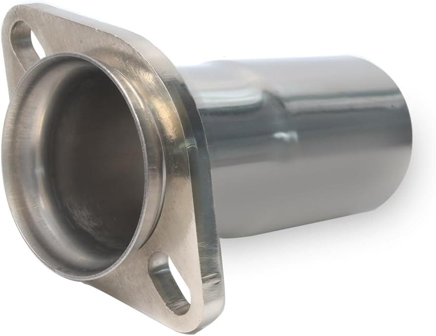 ID 2.5" to ID 3" Stainless Steel Exhaust Adapter w/Flange Ugrade Replace #41726