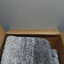 OLANLY Bathroom Rugs Sets 3 piece, Soft Microfiber Absorbent Bath Mat, U-Shaped Contour Toilet Mat and Toilet Lid Cover, Quick Dry, Machine Washable, Toilet Cover and Rug Set for Bathroom, Grey (24" x 16" + U24" x 20" + 17.5" x 15")