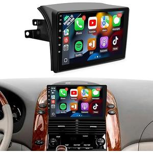 Naifay Android Car Stereo for Toyota Sienna 20042010 Radio(FITJ.B.L Version), 9inch IPS Touch Screen for Sienna Car Stereo with CarPlay Android Auto Bluetooth GPS Backup Camera Split Screen+CAN Bus