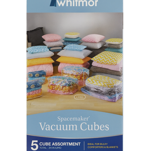 Whitmor Spacemaker Vacuum Cubes 5 Cube
