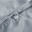 No Hook Snap in Fabric Replacement Liner with Magnets 70" x 54" - Removable & Detachable to Wash, Use for Hotel Style Shower Curtain - Gray, 70x54