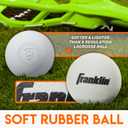 Franklin Sports Future Champs Youth Lacrosse Stick + Ball Set - Kids 32" Inch Practice Stick - Beginner Backyard Plastic Stick + Lightweight Soft Ball