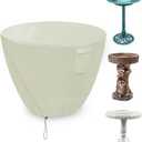 SOKINGCOVER Garden Fountain Cover, 24" Dx18 H, Outdoor Bird Bath Cover, 600D waterproof Oxford cloth, weather resistance