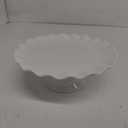 Small Cake Stand for Cupcakes, Donuts, 8 Inch Porcelain Cake Stand for Dessert Table, Vintage Cupcake Platter for Tea Party Decorations, Mini Dessert Display Stand - for 6" Cakes