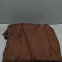 Bedsure GentleSoft 100% Cotton Blanket Queen Size for Bed - Breathable and Lightweight, Soft Cozy Textured Herringbone Woven Blanket for Summer, Brown, 90x90 inches