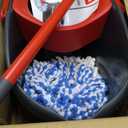O-Cedar Easywring Microfiber Spin Mop & Bucket Floor Cleaning System with 1 Extra Refill,Red / Gray