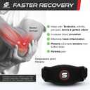 Sleeve Stars Tennis Elbow Brace for Women - Adjustable Tennis Elbow Strap, Golfers Elbow Brace for Men, Counterforce Brace for Tennis Elbow for Tendonitis Relief, Fits 9"-23" (Single/Black)