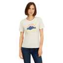 Spyder Womens Simple Sunset Graphic Short Sleeve Tee T-Shirt, Pearl, M