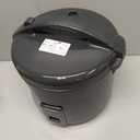 Tiger JNP-S18U-KY 10 Cup Capacity White Rice Cooker with Non-Stick Inner Pot, Retractable Power Cord, and Keep Warm up to 12 hours (Obsidian Black)