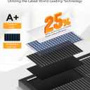200 Watt Solar Panel 18BB, 25% High Efficiency, N-Type 12V 200W Solar Panel, Monocrystalline PV Modules, for Rooftop, RV, Farm, Trailer, Marine, Home Off-Grid System