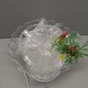 Lighted Plastic Water Fountain for Weddings, Garden, Home, Office, or Cake Centerpiece, Plastic, Clear, 20 inch