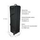MagicLine Studio Equipment Trolley Case 52" x15''x13'', Rolling Camera Bag with Wheels, Tripod Light Stand Carry Case, Water-Resistant Photo Bag for Strobes, Light Stands, Tripods, Telescopes