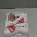 Zombie Girls Costume Kids Character Halloween Cosplay Mesh Top Pants Hooded Coat 3PCS Uniform Outfits (4-5 Years, Red 02)