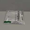 Vangao Stripe Farmhouse Kitchen Curtains 24 Inch Length Linen Cafe Curtains Tickingstripe Tier Drapes Pinstripe Semi-Sheer Small Window Treatments Rod Pocket 2 Panels Blue on Beige