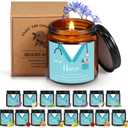 Yexiya 16 Pcs Nurse Week Gifts 3.5 oz Nurse Candle Scented Candles School Appreciation Gifts for Medical Assistant Practitioner Women Men, 8 Scents(Brown)