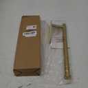 VAEHOLD Adhesive Paper Towel Holder Under Cabinet Wall Mount for Kitchen Paper Towel, Paper Towel Roll Holder Stick to Wall, Stainless Steel (Gold)