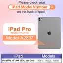 Kidcube for iPad Pro 11 Inch Case M4 2024 5th Generation - for Women Girls Cute Folio Cover with Pencil Holder Girly Kawaii Flower Floral Design Rotating Stand for iPad Pro 11'' Case 2024 M4 5th Gen