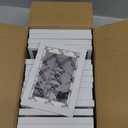 HappyHapi 4x6 Picture Frame Set of 18, Photo Frame for 4x6 Photos, Tabletop or Wall Mount Display Picture Frames, 4x6 Frames Collage for Home Dcor (White)