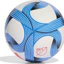 adidas Unisex-Adult Mls Club, White/ Glory Blue/ Lucid Red, 5