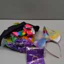 Doctor Unicorn Birthday Girls Unicorn Costume Outfit Rainbow Tutu, Unicorn T-shirt, Satin Sash, Hair Bow & Headband (4-5 Years)