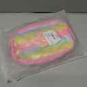 Fanny Pack for Girls,Birthday Easter Gifts,Chenille Initial Letter Girls Crossbody Bag,Preppy Teen Belt Bag for Graduation Travel Gifts,Cute Sequin Trendy Stuff. (A, Rose Red)