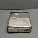 100% Blackout Shield Linen Blackout Curtains for Bedroom 84 Inches Long, Back Tab/Rod Pocket Living Room Drapes, Thermal Insulated Blackout Curtains 2 Panels Set, 50" W x 84" L, Faux Linen