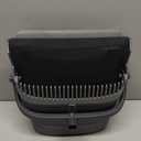 Broom and Dustpan Set for Home, Office, Indoor&Outdoor Sweeping, Stand Up Broom and Dustpan (Black&Gray)