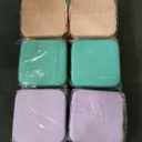 Batiyeer 50 Pcs Small Jewelry Travel Case Bulk Mini Jewelry Box Wedding Bridesmaid Proposal Return Gift for Pooja,(Pink Purple Blue)