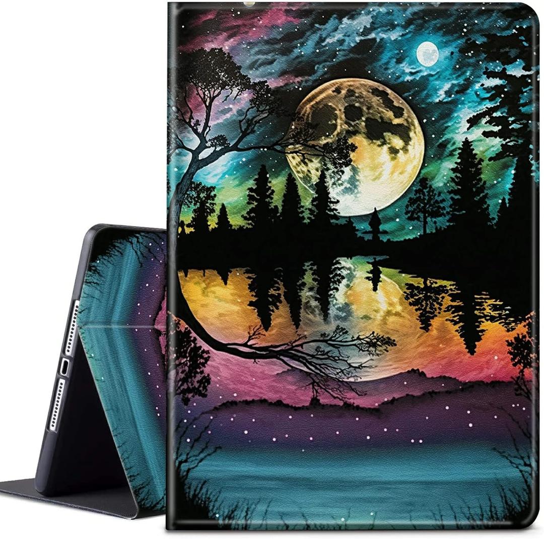 for Kindle Scribe Case for Kindle Scribe Cover 10.2 inch Lightweight Protective PU Leather Smart Stand Cover with Auto Wake Sleep Case for Kindle Scribe 2022/2024 - Forest Moon