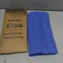 ARCH&M Exfoliating Shower Towel 35-Inch Japanese-Style Back Scrubber for Shower, Textured Poly Nylon Body Exfoliating Washcloth for Back Acne, KP & Ingrown Hairs, Quick-Dry, 3 Pack (Navy-Blue x 3)