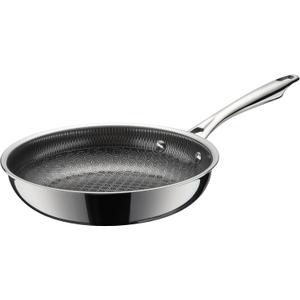 Cuisinart FusionElite+ Nonstick Tri-Ply Stainless Steel Skillet, 8 Skillet Frying Pan with PURELYSEAR Ceramic Nonstick Technology, Scratch Proof, Cool Grip Handles, Dishwasher Safe